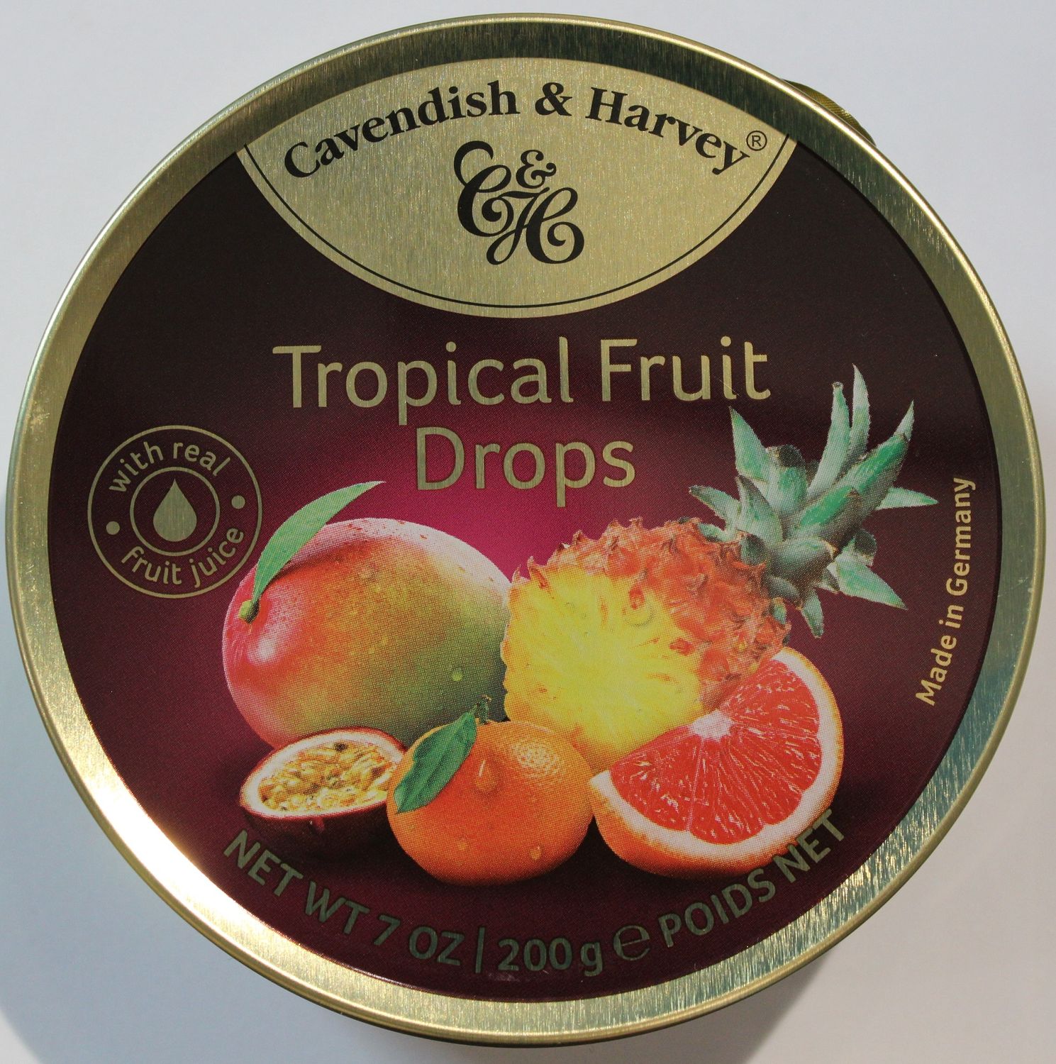 Cavendish &amp; Harvey / Tropical Fruit Drops / Tin