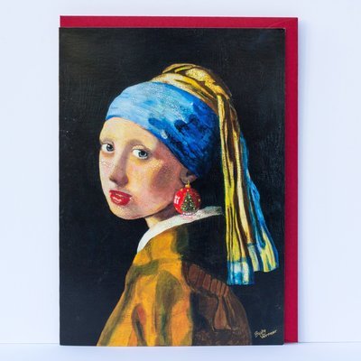 The Girl with a Bauble Earring - Greetings Card Pack (x6)