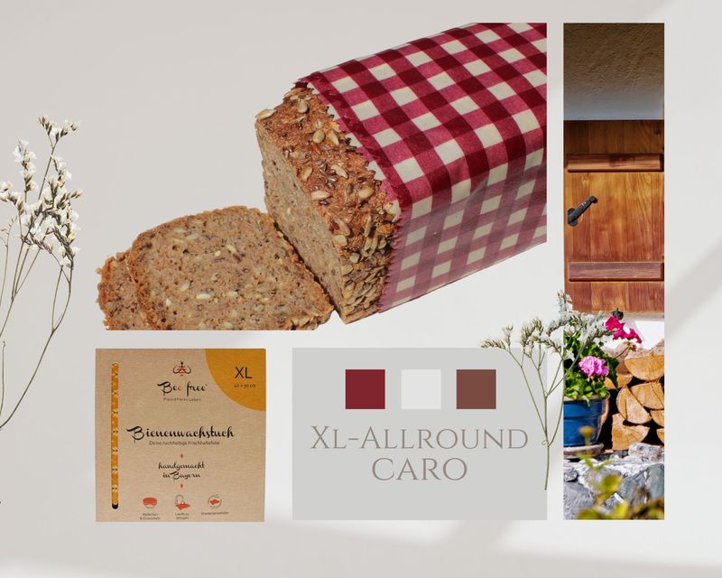 Bio-Bienenwachstuch "Caro" - Dein Allroundtalent in XL