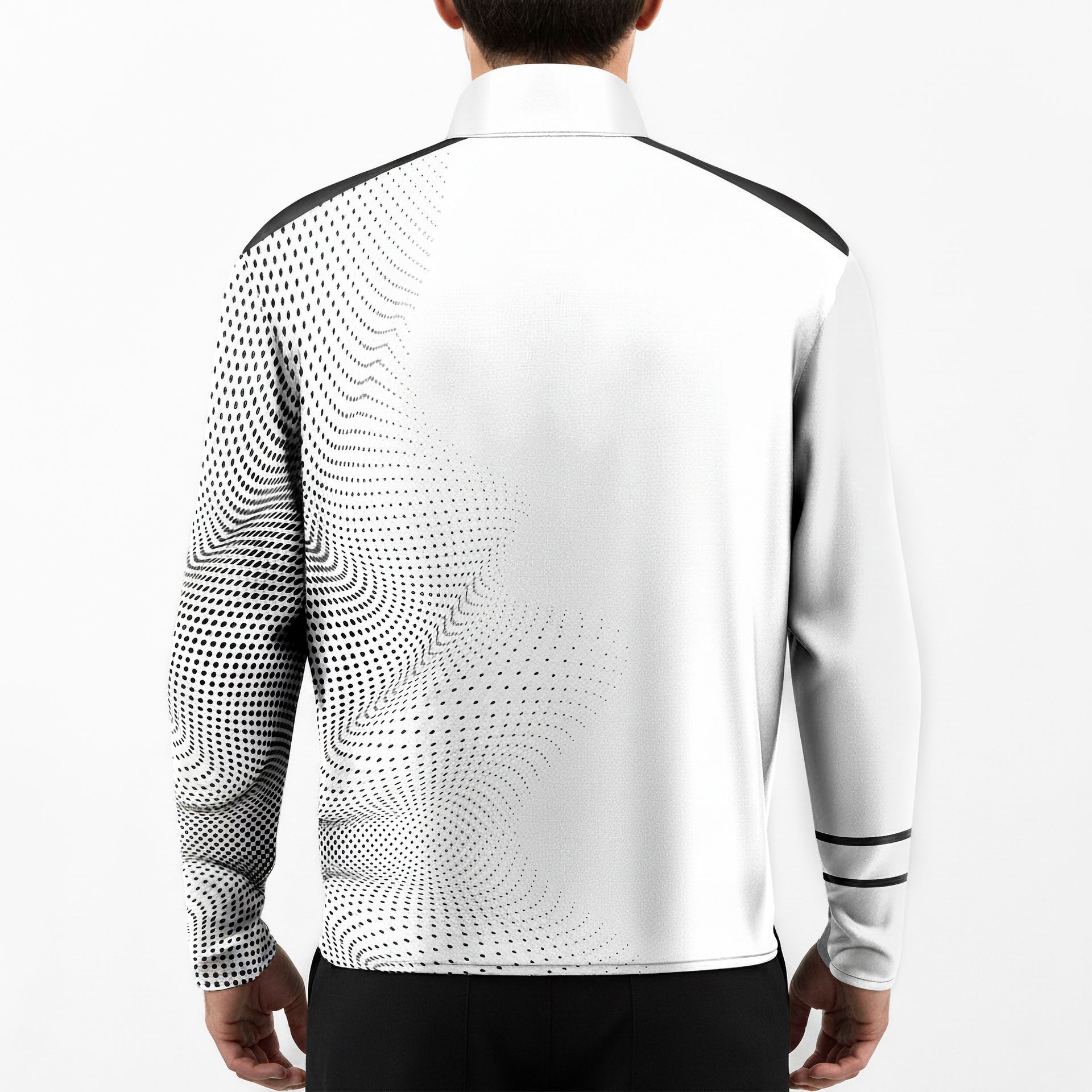 MAVSTAR MID-LAYER Quarter zip ICE-WHITE