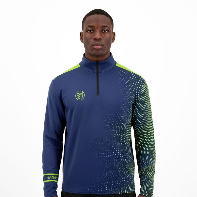 MAVSTAR MID-LAYER Quarter zip NAVY BLUE