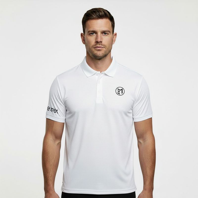 SPINA POLO SHIRT ICE-WHITE