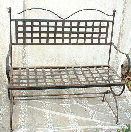 Banc de jardin soleil,en deux places,120 cm,fer plein Banc de jardin soleil,en deux places,120 cm,fer plein