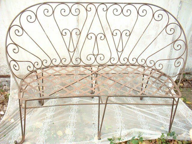 Banc de jardin romantique deux places,120 cm Banc de jardin romantique deux places,120 cm