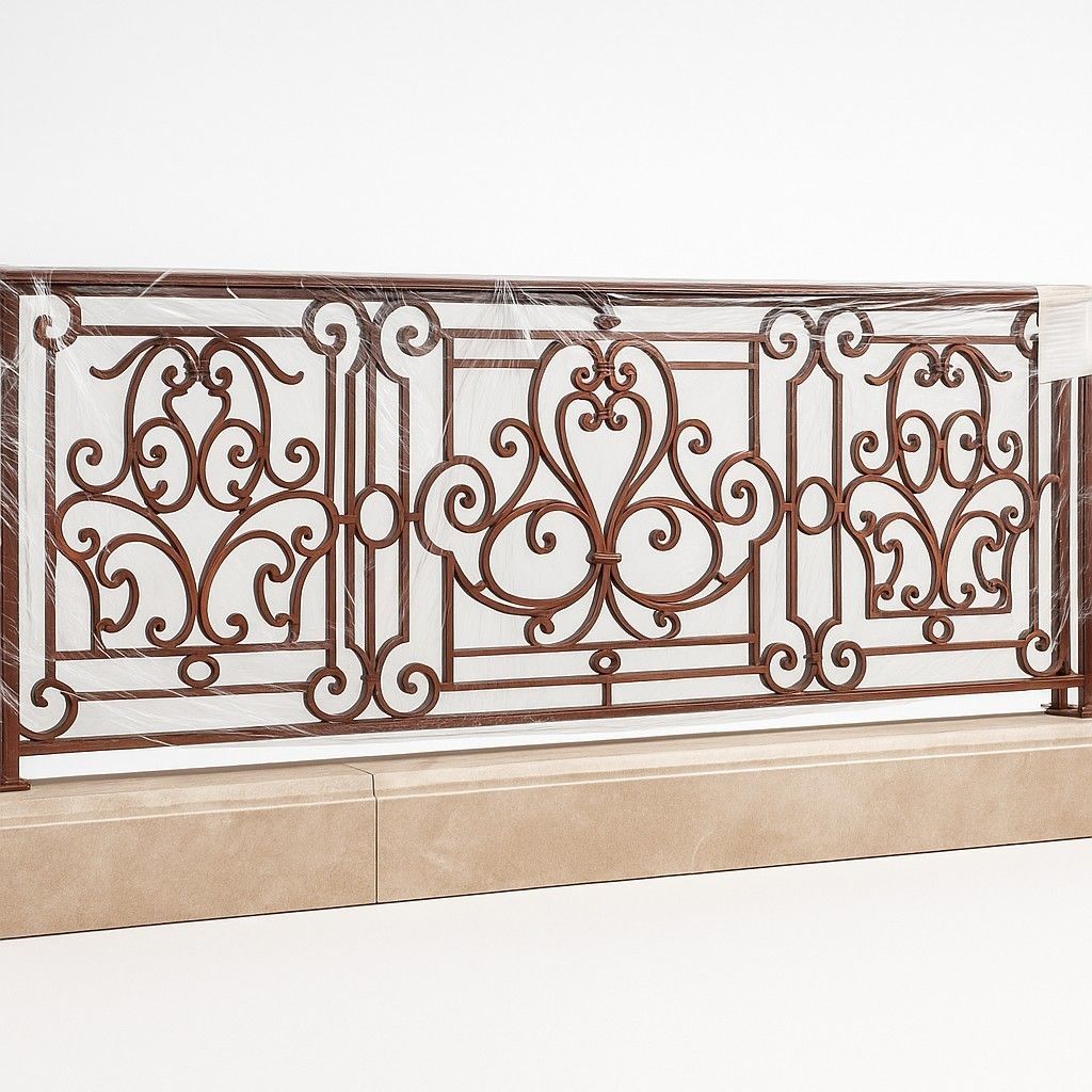 Balcon en fer forgé reproduction d'un balcon XVIII em Balcon en fer forgé reproduction d'un balcon XVIII em