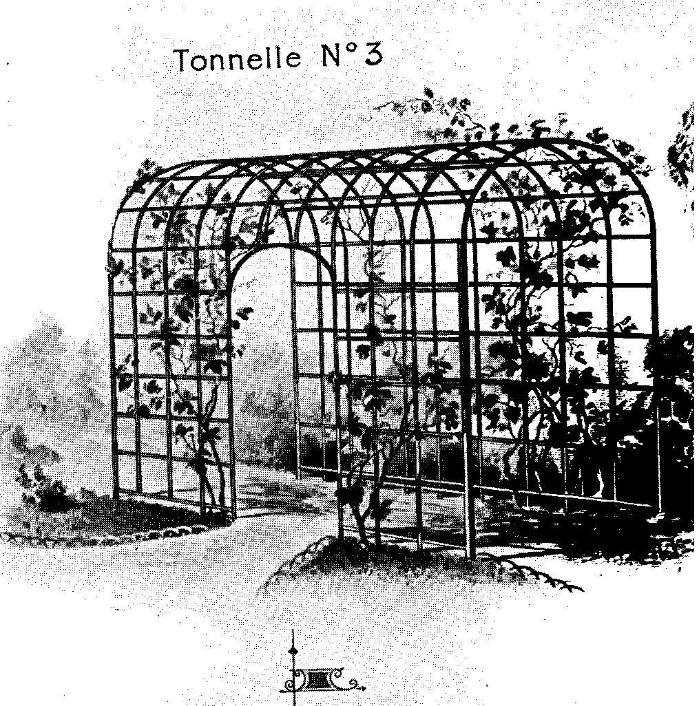 Tonnelle ,tunnel en 5 mètres de long par 180 cm de large,modèle finXIX em Tonnelle ,tunnel en 5 mètres de long par 180 cm de large,modèle finXIX em