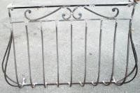 balcon cintré Combourg:  90 cm de haut par 100 cm avec retours de 10 cm