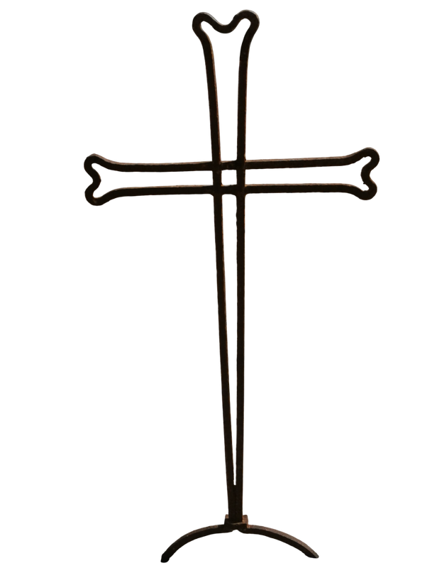 croix ancienne trouvée dans un cimetière catholique en Afrique croix ancienne trouvée dans un cimetière catholique en Afrique