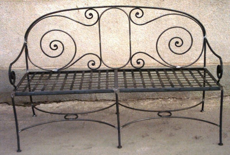 banc reproduction d un banc  de jardin,XIXem