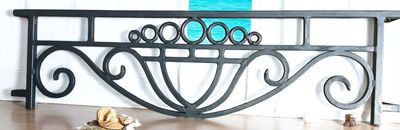 garde corps style art déco des années 1930