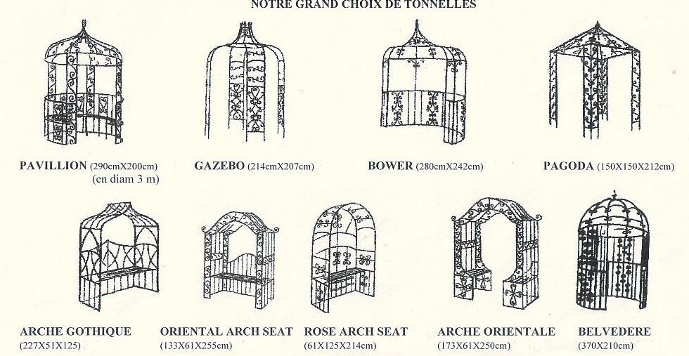 gloriettes que nous fabriquons selon votre demande gloriettes que nous fabriquons selon votre demande