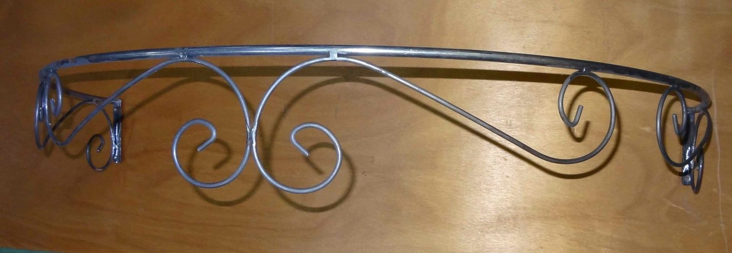 ciel de lit en fer forgé, idéal pour suspendre un rideau ciel de lit en fer forgé, idéal pour suspendre un rideau