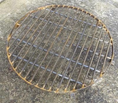 grille de puits  fixe fer rond de 14 mm