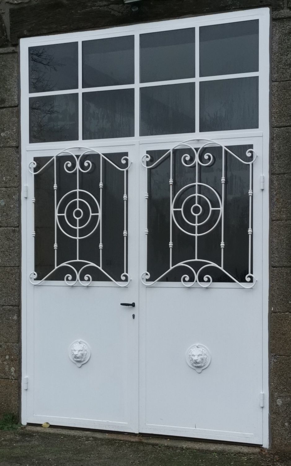 portail en fer forgé pour une orangerie de château portail en fer forgé pour une orangerie de château