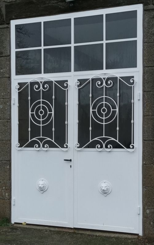 portail en fer forgé pour une orangerie de château portail en fer forgé pour une orangerie de château