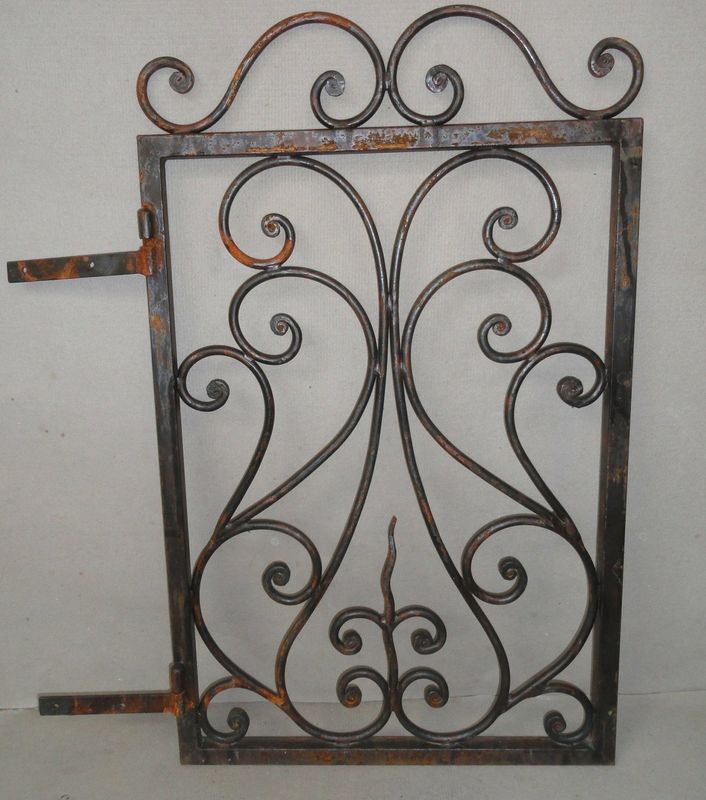 portillon fer plein et volutes fer rond portillon fer plein et volutes fer rond