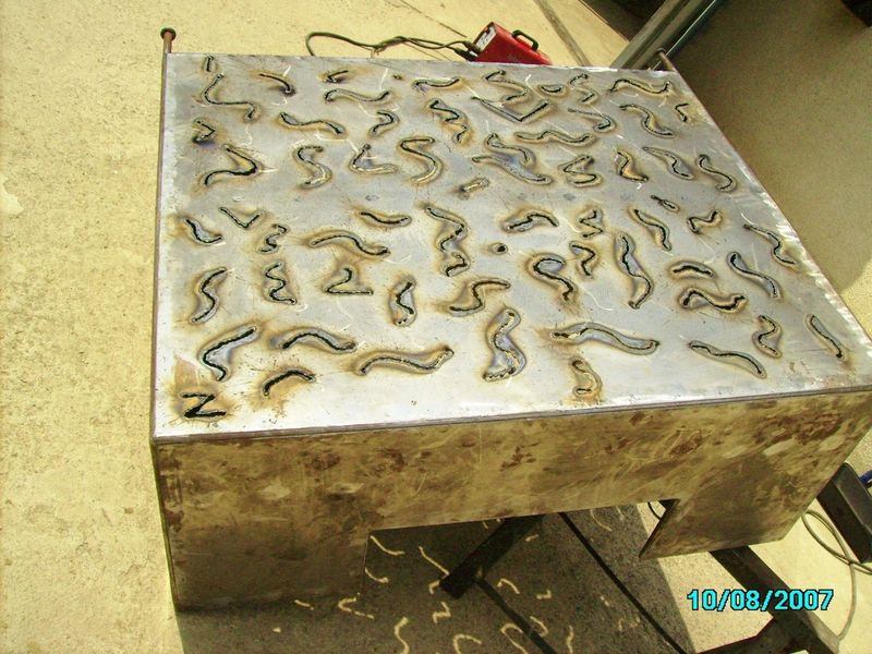 table basse décor original sur mesure