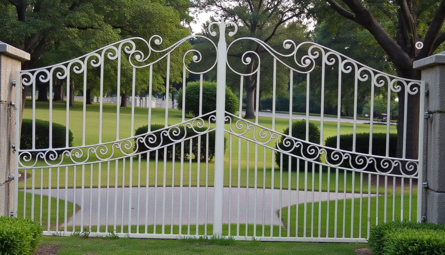 portail en fer plein fabriqué sur mesure