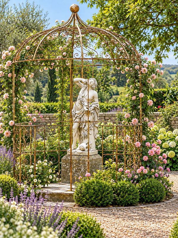 gloriette PAVILLON en fer plein de 12 mm gloriette PAVILLON en fer plein de 12 mm