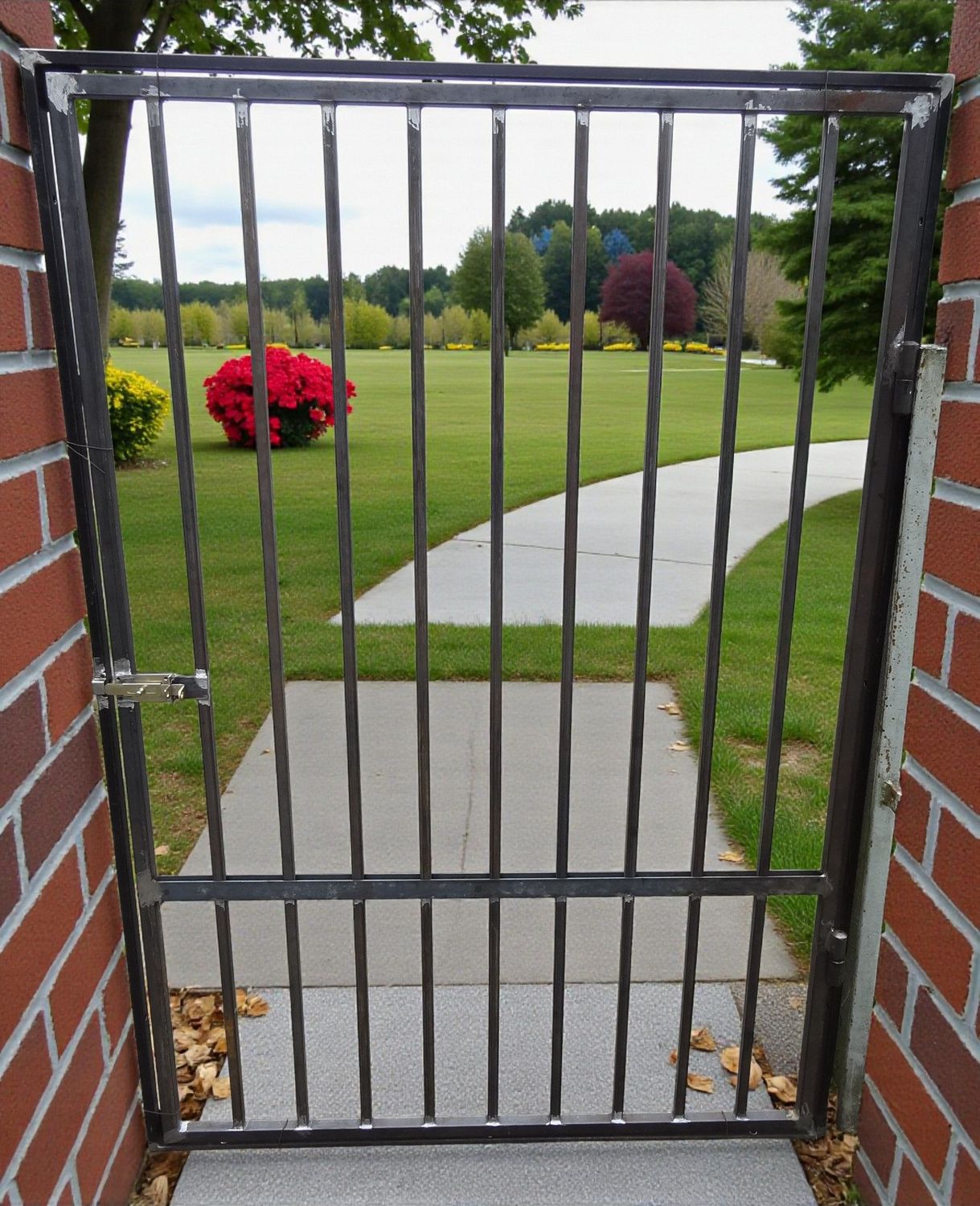 Portillon en tube de 20x20 minimaliste