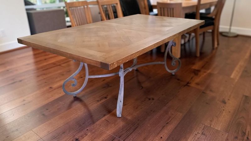 piètement de table en fer forgé seul,de 20x20 mm,sans plateau piètement de table en fer forgé seul,de 20x20 mm,sans plateau