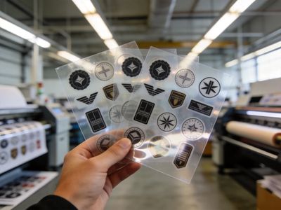 Naklejki transparentne