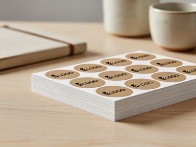 Naklejki papierowe na zamówienie – tanie etykiety samoprzylepne