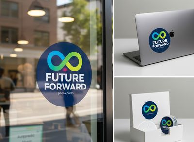 Naklejki bezklejowe na zamówienie – nowoczesne rozwiązanie bez kleju (adhezyjne, elektrostatyczne, silikonowe)