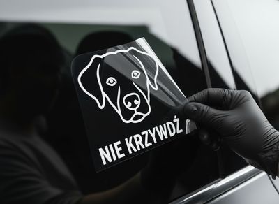 Naklejki z folią transferową na zamówienie