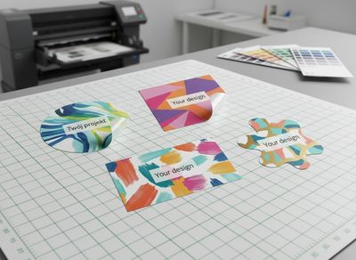 Naklejki wielokrotnego użytku bezklejowe i EasyDot – personalizowane naklejki reklamowe na zamówienie