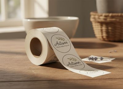 Etykiety papierowe na zamówienie – druk etykiet na rolce