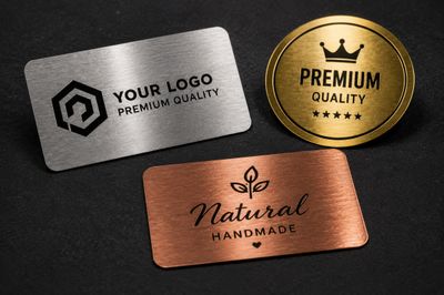 Naklejki metalizowane premium – efekt złota i srebra dla Twojej marki