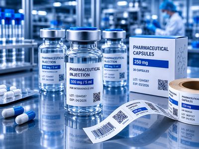 Etykiety i naklejki dla branży farmaceutycznej