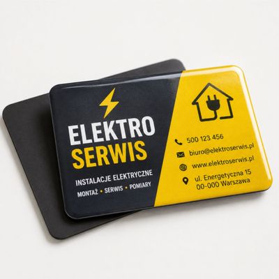 Magnesy z laminatem – trwałe magnesy reklamowe z nadrukiem