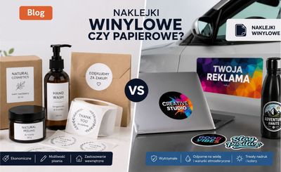 Naklejki winylowe czy papierowe – co wybrać?