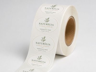 Etykiety foliowe PP na roli 50x30 mm