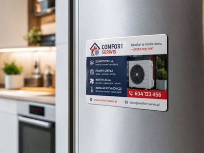 Magnesy z laminatem 80x50 mm