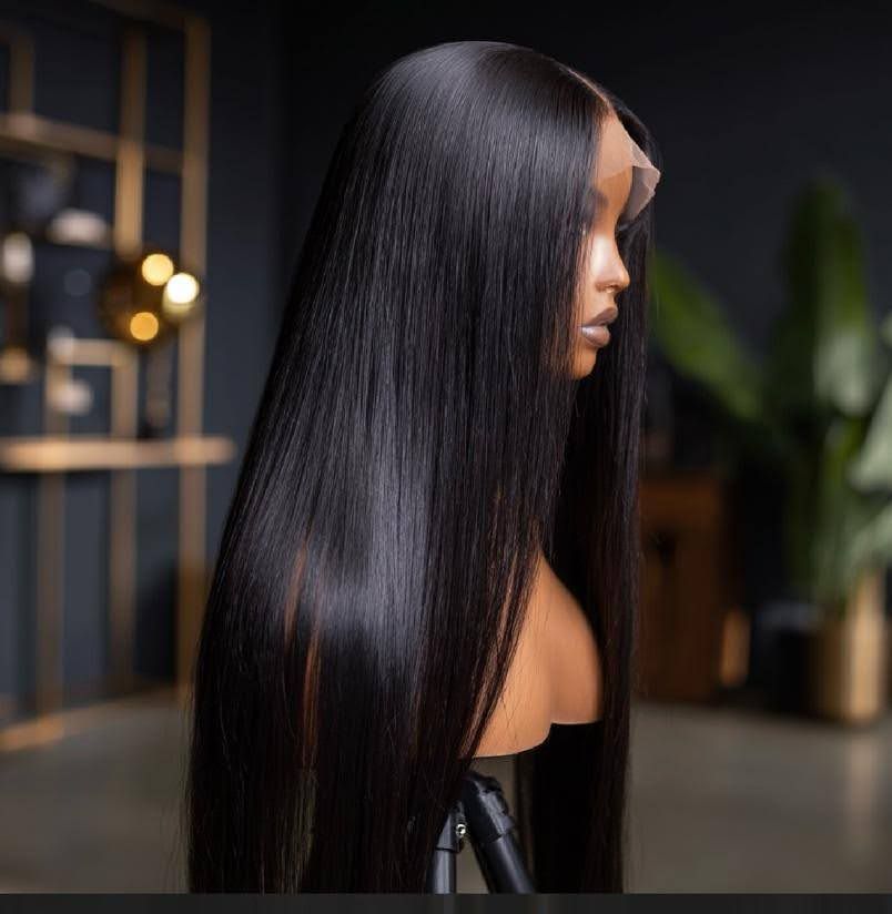 TBH 250% Density 13X6 13x4 HD Lace Front straight wigs, pre-plucked, Bleached.