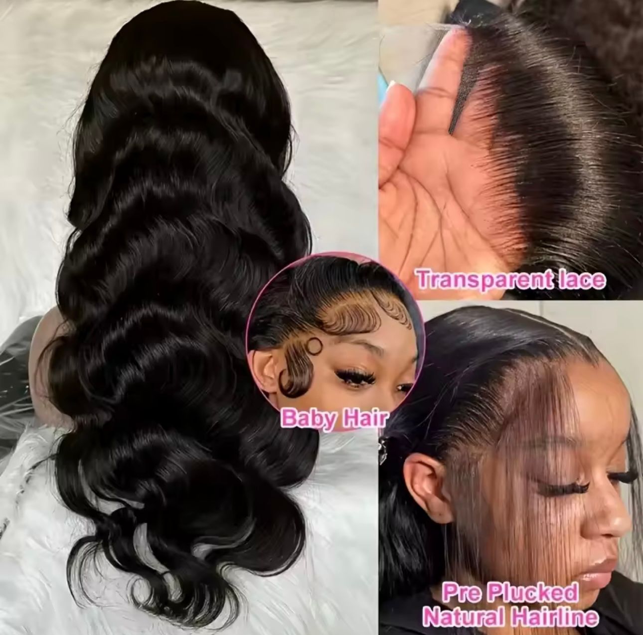 TBH HD Lace Front BODY Wave Wigs