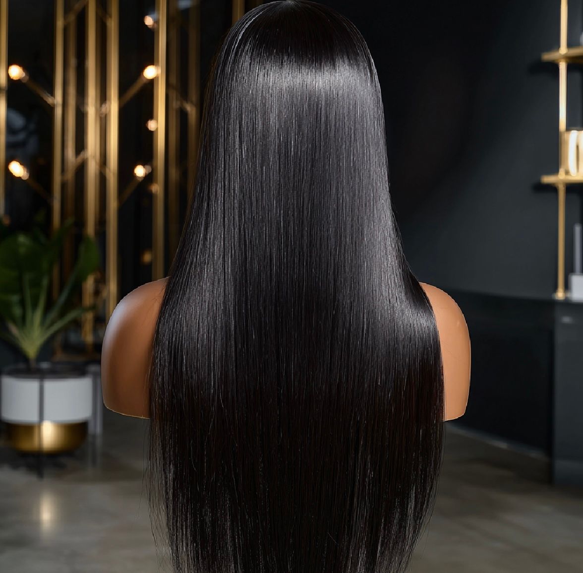 9X6 HD lace closure Straight wig glueless drawstring pre plucked hairline