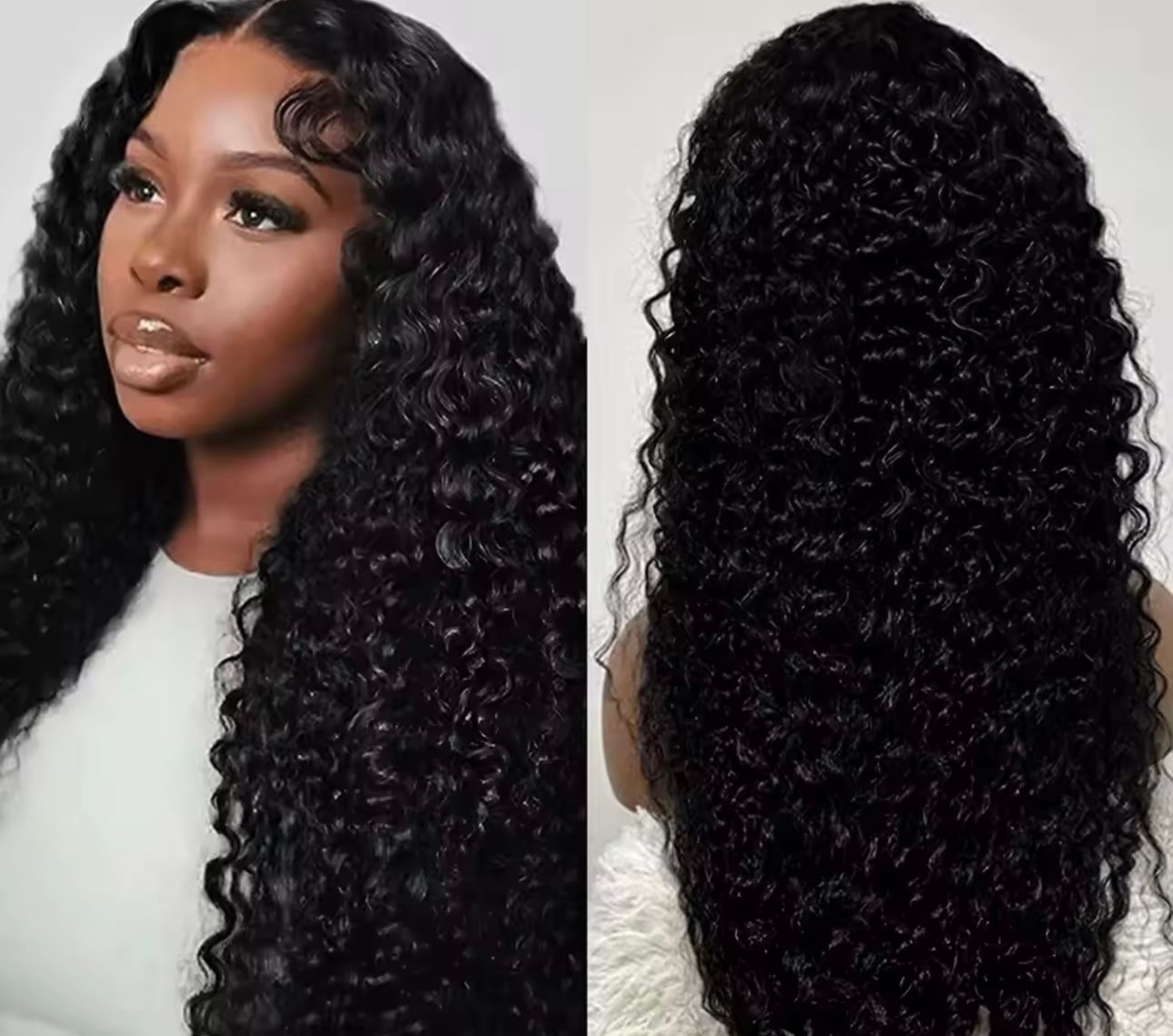 5X5 HD lace closure wig Burmese curly 210%