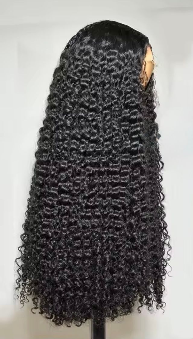 5X5 HD lace closure wig Burmese curly 210%