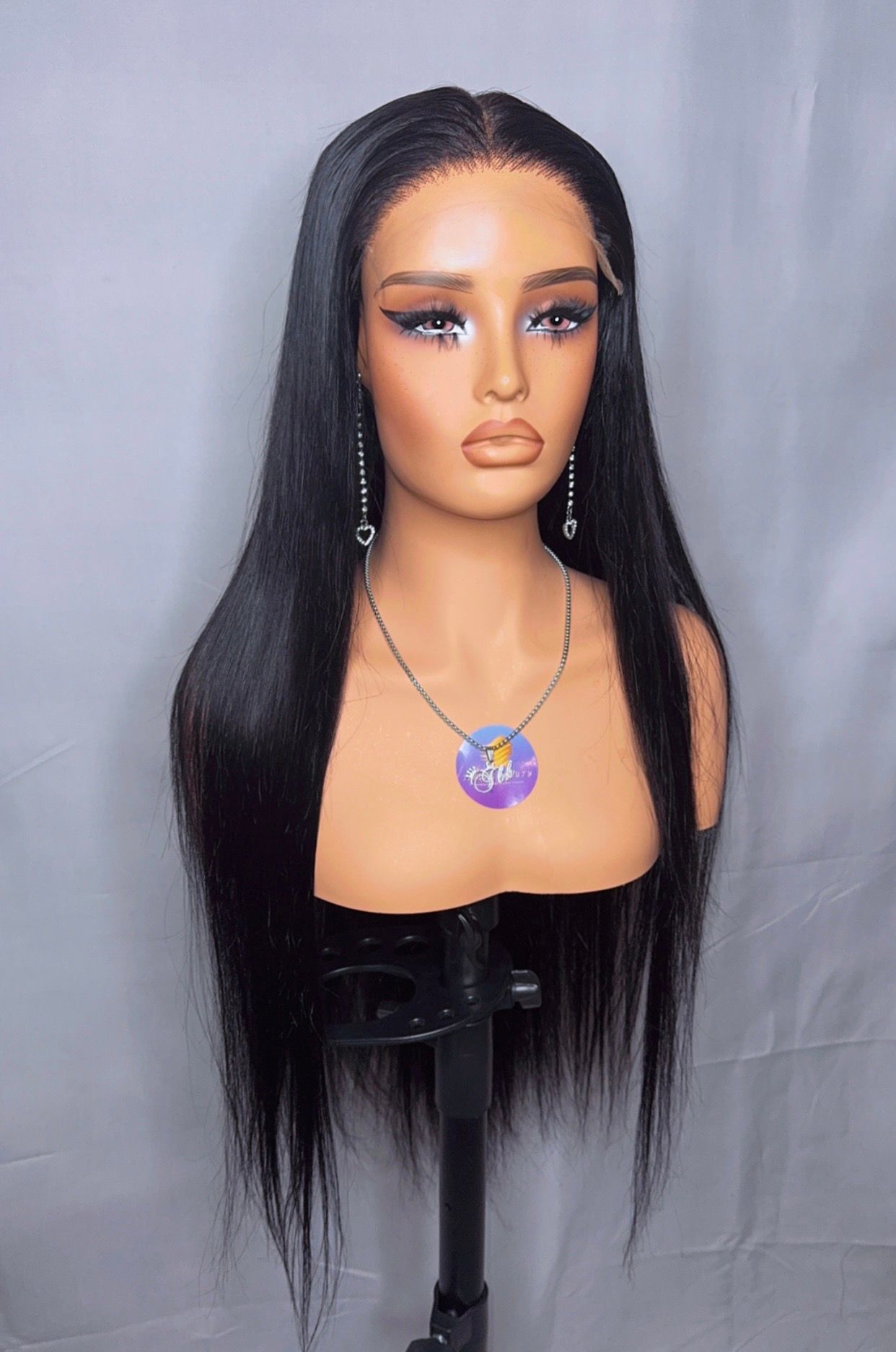 Virgin Hair DD Vietnamese HD 5x5 Lace Frontal Wig - Bone Straight-JET BLACK