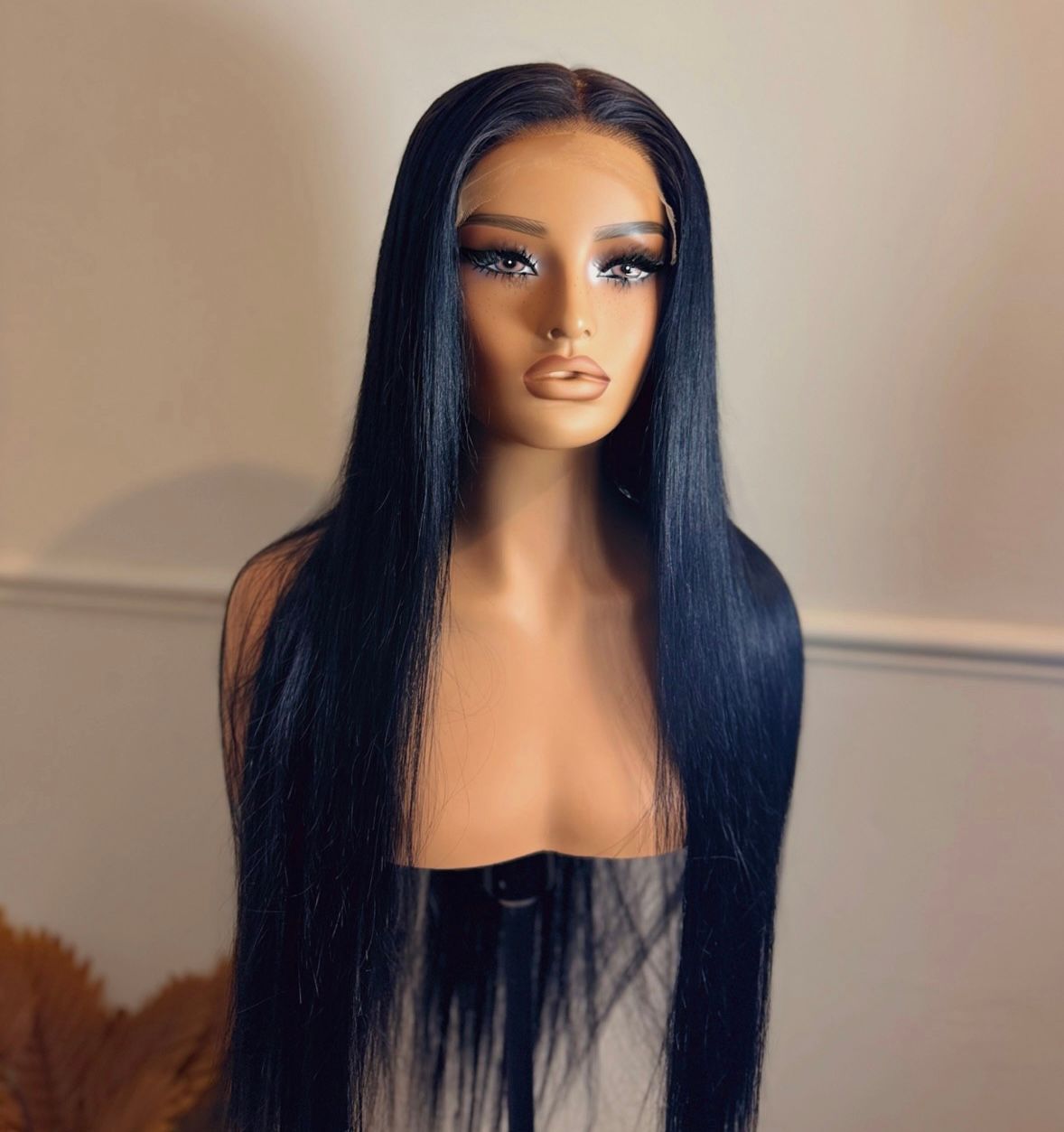 Virgin Hair DD Vietnamese HD 5x5 Lace Frontal Wig - Bone Straight-JET BLACK