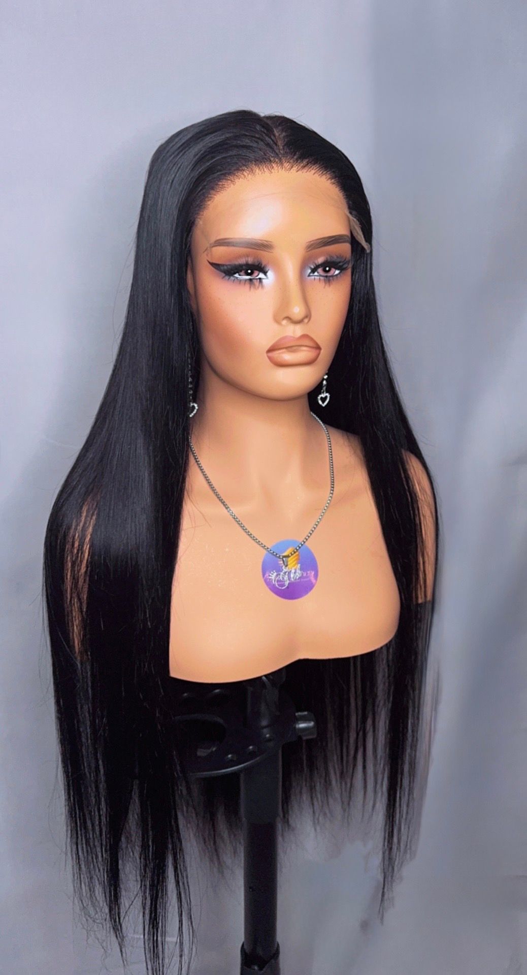 Virgin Hair DD Vietnamese HD 5x5 Lace Frontal Wig - Bone Straight-JET BLACK