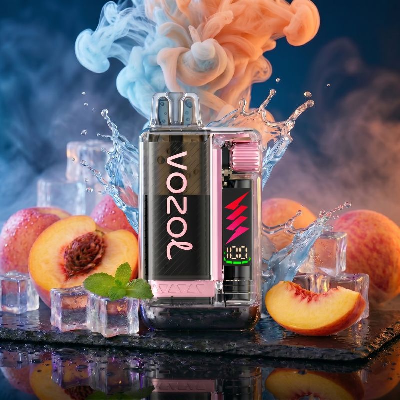 VOZOL Vista Plug 10000 Peach Ice – Einweg Hybrid Vape kaufen Schweiz | 10000 Züge | vapezz.ch
