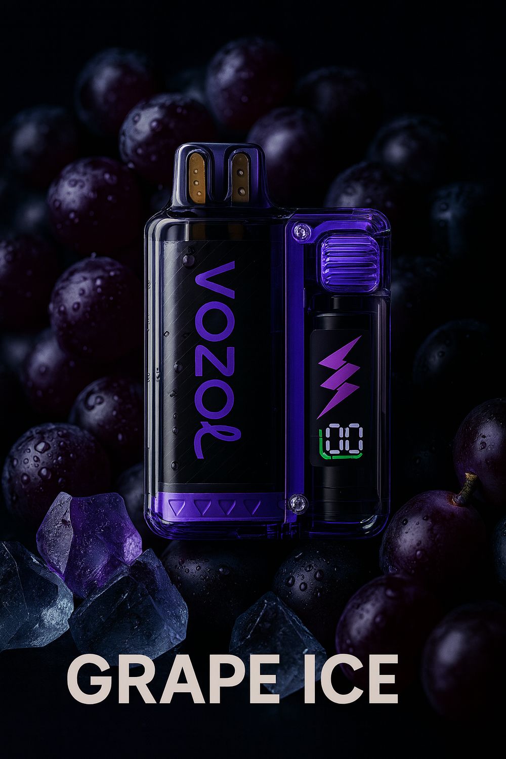 VOZOL Vista Plug 10000 Grape Ice – Einweg Hybrid Vape kaufen Schweiz | 10000 Züge | vapezz.ch