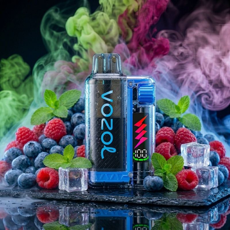VOZOL Vista Plug 10000 Blue Razz Ice – Einweg Hybrid Vape kaufen Schweiz | 10000 Züge | vapezz.ch