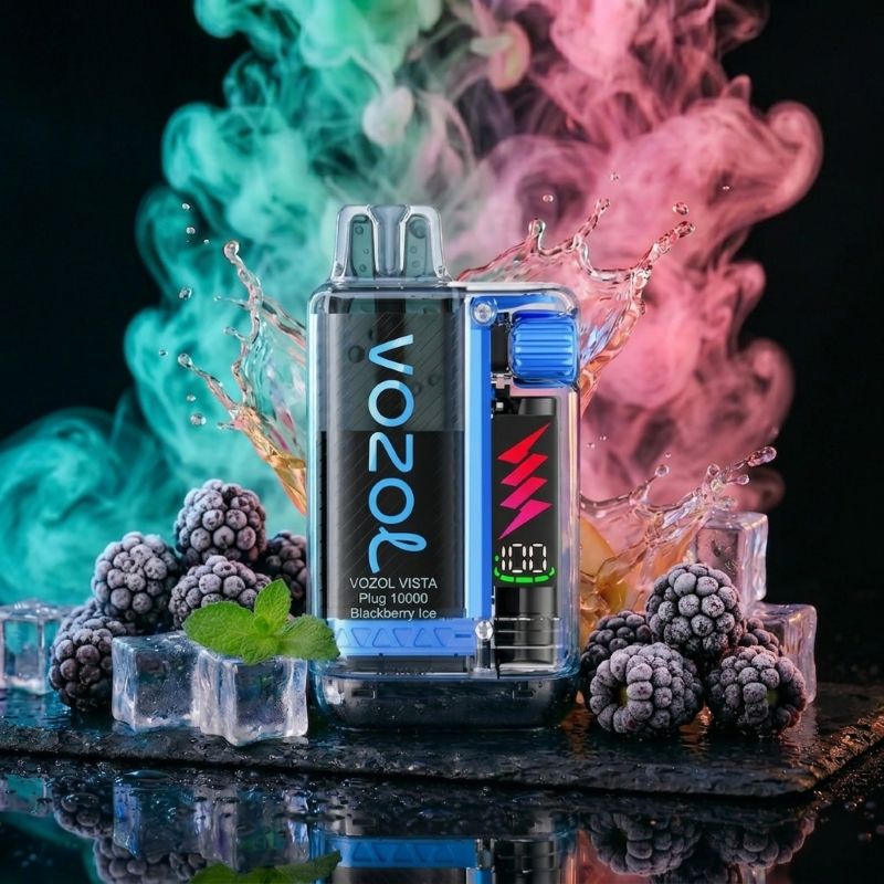 VOZOL Vista Plug 10000 Blackberry Ice – Einweg Hybrid Vape kaufen Schweiz | 10000 Züge | vapezz.ch