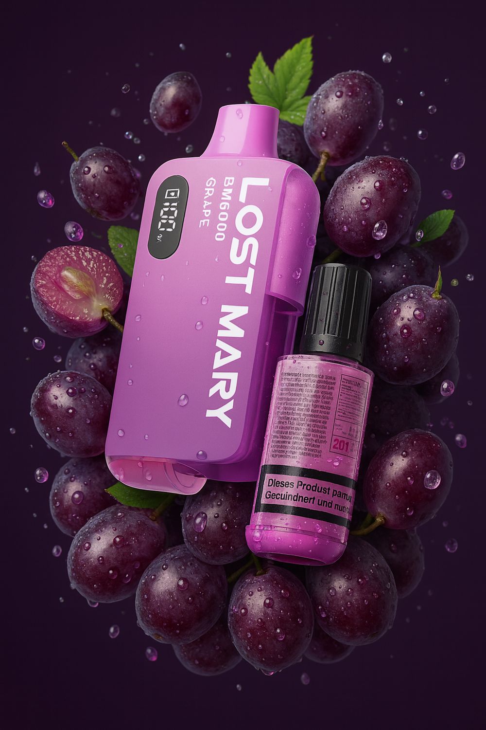 Lost Mary BM6000 Grape – Hybrid Vape mit 6000 Zügen kaufen in der Schweiz | vapezz.ch